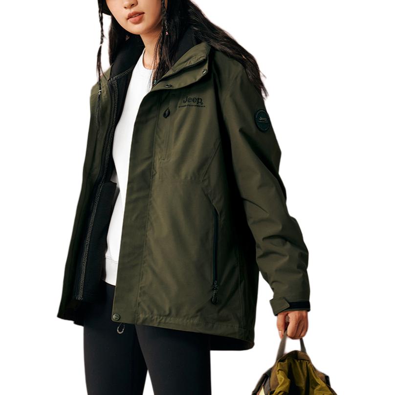 Lookbook Jeep 戶外系列防水防風可拆帽外套 男女適用 J432074003