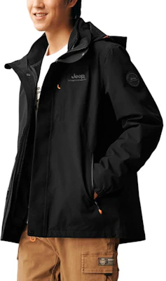 Jeep 戶外系列防水防風可拆帽外套 男女適用 J432074003 Details for Jeep 戶外系列防水防風可拆帽外套 男女適用 J432074003