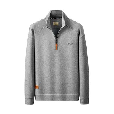Jeep Outdoor Unisex Casual Thick Logo Sweatshirt - Warm & Comfortable Pullover CJPSS18085F229