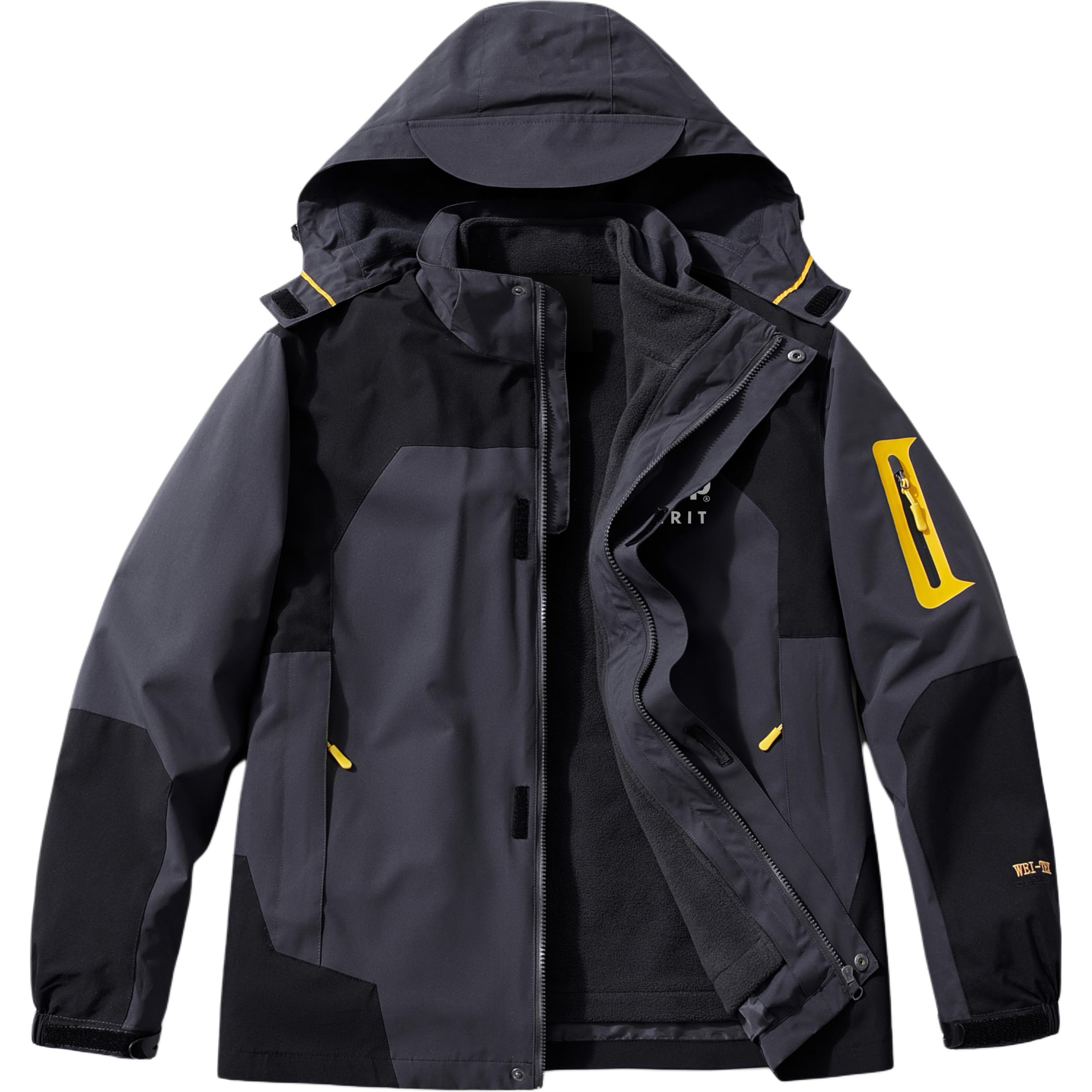 Jeep Outdoor Waterproof Windproof 3-in-1 Hiking Jacket Unisex EJP552F074