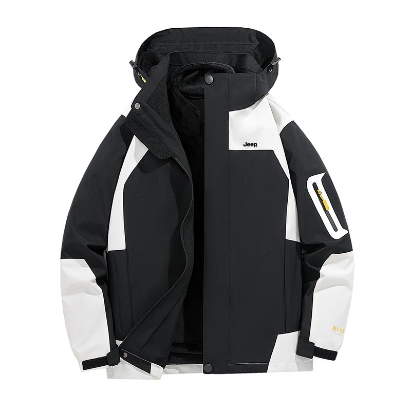 Jeep Outdoor Waterproof Windproof Breathable 3-in-1 Hiking Jacket P744MWJ347-Hy