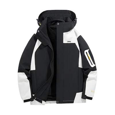 Jeep Outdoor Waterproof Windproof Breathable 3-in-1 Hiking Jacket P744MWJ347-Hy