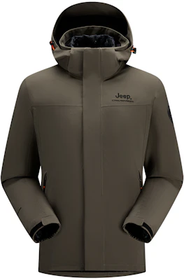 Jeep户外防水防风透气三合一男女同款登山夹克 J442074001 6
