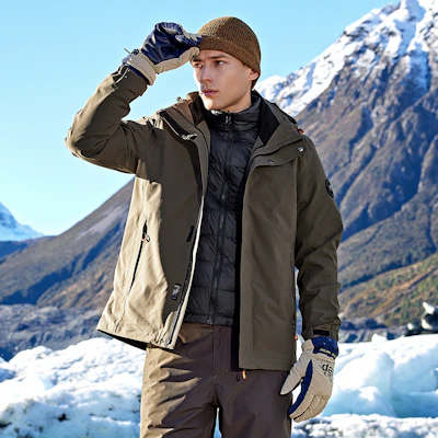 Jeep户外防水防风透气三合一男女同款登山夹克 J442074001 9