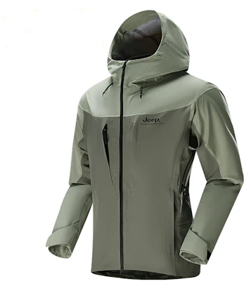 Jeep户外防水防风登山夹克 多功能外套 J332094098 12