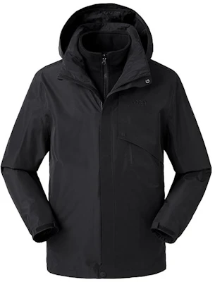 Jeep户外防水防风连帽三合一夹克徒步保暖男女通用 J042094075P 6