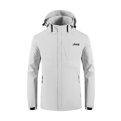 Jeep Outdoor Waterproof Windproof Letter Jacket Unisex Long-Sleeve Casual Wear DP833MWJ007