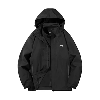 Jeep Outdoor Waterproof Windproof Warm 3-in-1 Fleece Jacket Unisex P833MWJ420-ST