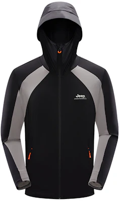 Jeep 戶外防風外套 圖標字母印花拼接設計 JXP412075298 Buy Jeep 戶外防風外套 圖標字母印花拼接設計 JXP412075298