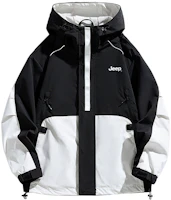 Jeep Outdoor Windproof 3-in-1 Jacket with Logo Patchwork Design for Unisex P743MWJ704 Jeep Outdoor Windproof 3-in-1 Jacket with Logo Patchwork Design for Unisex P743MWJ704