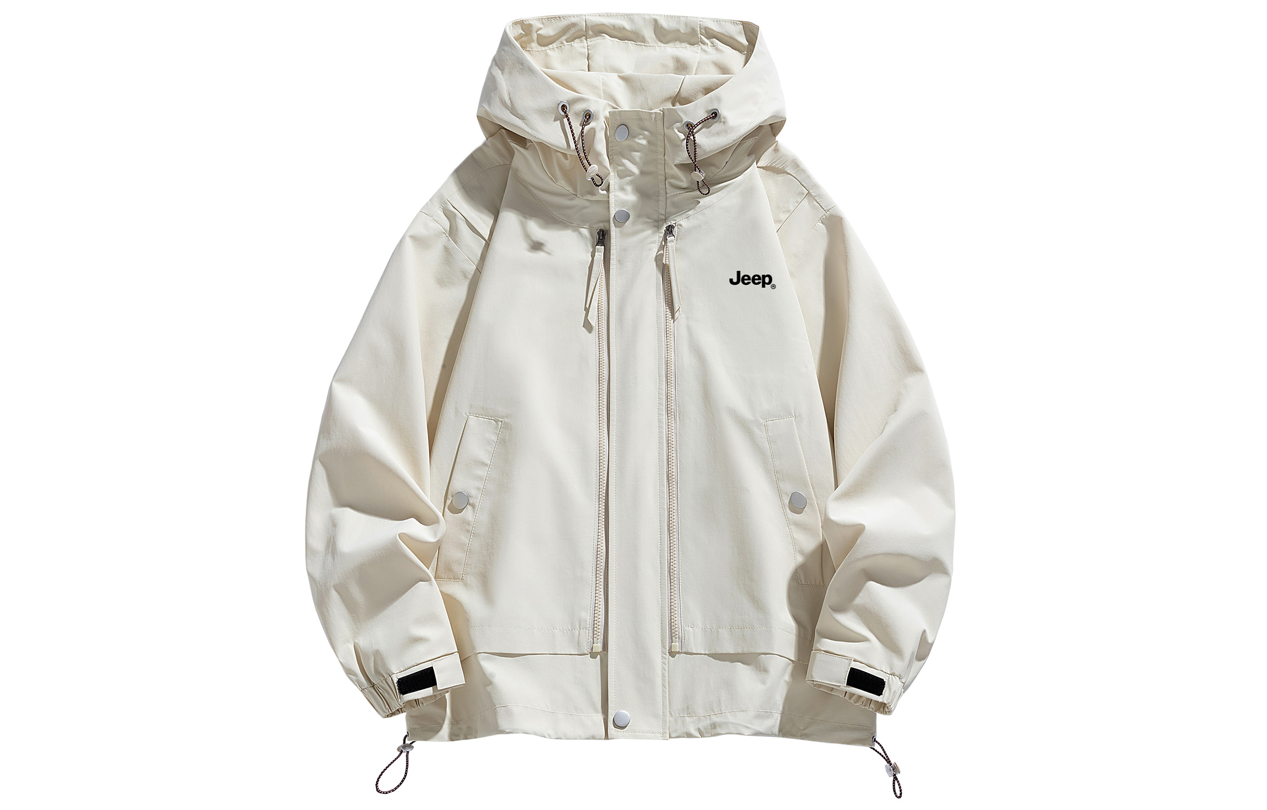 Jeep Outdoor Windproof Solid Hoodie Jacket Unisex. P743MWJ281