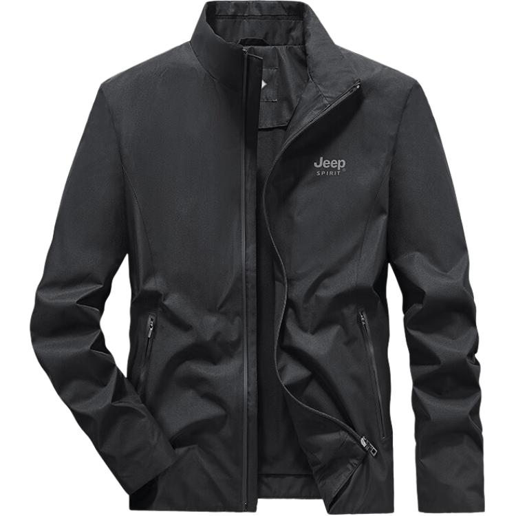 Jeep Outdoor Windproof Utility Jacket - Casual, Loose Fit with Print JPL6055-3