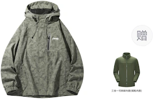 Jeep Outdoor Windproof Waterproof Casual Loose Fit Jacket Unisex P843MWF406 Jeep Outdoor Windproof Waterproof Casual Loose Fit Jacket Unisex P843MWF406
