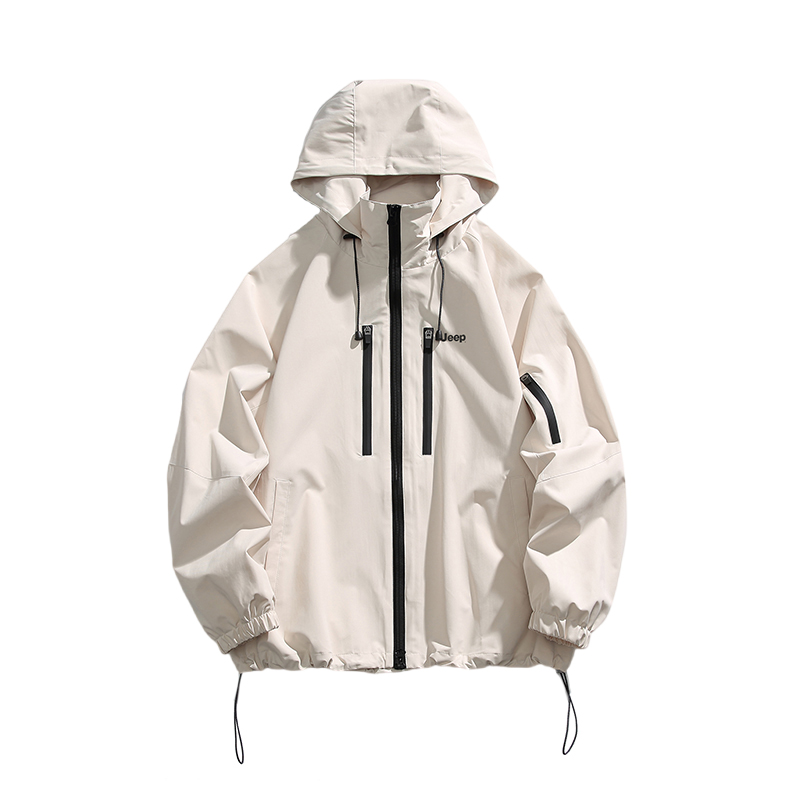 Jeep Outdoor Windproof Waterproof Retro Loose-Fit Jacket - Unisex P841MWJ039