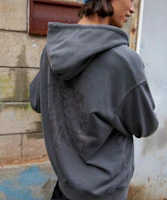 Details for Jeep Pigment 圖案寬鬆連帽外套 ZIP-UP JP5TZU613DG