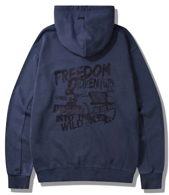 Jeep Pigment Graphic Oversized Zip-Up Hoodie JP5TZU613NA Lookbook Jeep Pigment Graphic Oversized Zip-Up Hoodie JP5TZU613NA