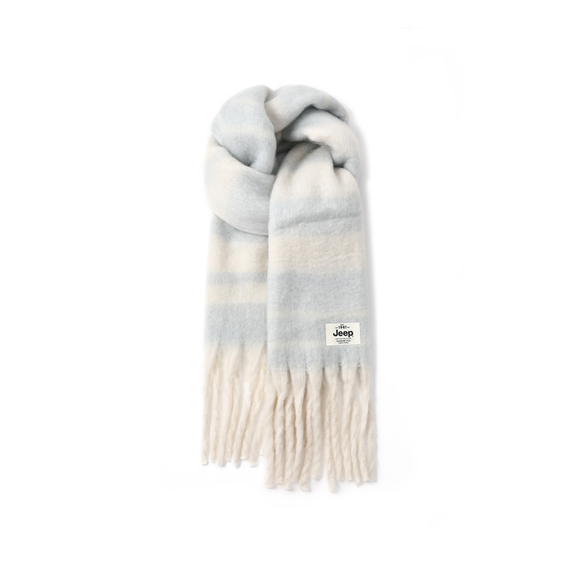 Jeep Plaid Thick Warm Scarf Unisex Couple Style Gift Box - Multiple Colors P940NAF156