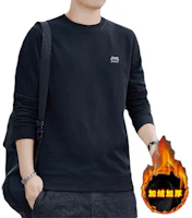 Jeep Plain Crewneck Fleece Sweatshirt Long Sleeve Casual Wear 20MB783SS2021B Jeep Plain Crewneck Fleece Sweatshirt Long Sleeve Casual Wear 20MB783SS2021B