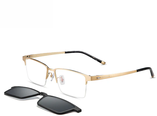 Jeep男款偏光钛金半框方形光学眼镜 JEEP/T7068 Order Jeep男款偏光钛金半框方形光学眼镜 JEEP/T7068