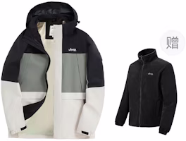 Jeep Renegade Outdoor Waterproof Hooded Fleece Liner 3-in-1 Warm Jacket P844MWF005 Jeep Renegade Outdoor Waterproof Hooded Fleece Liner 3-in-1 Warm Jacket P844MWF005