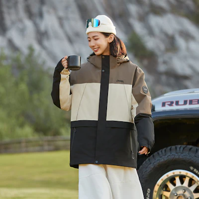 Jeep Renegade 户外防水连帽抓绒内衬三合一保暖夹克 P844MWF005 3