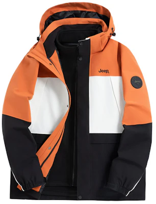 Jeep Renegade 户外防水连帽抓绒内衬三合一保暖夹克 P844MWF005 8