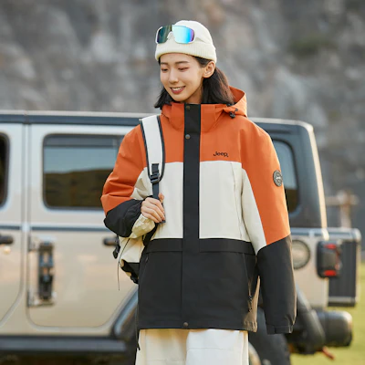 Jeep Renegade 户外防水连帽抓绒内衬三合一保暖夹克 P844MWF005 12