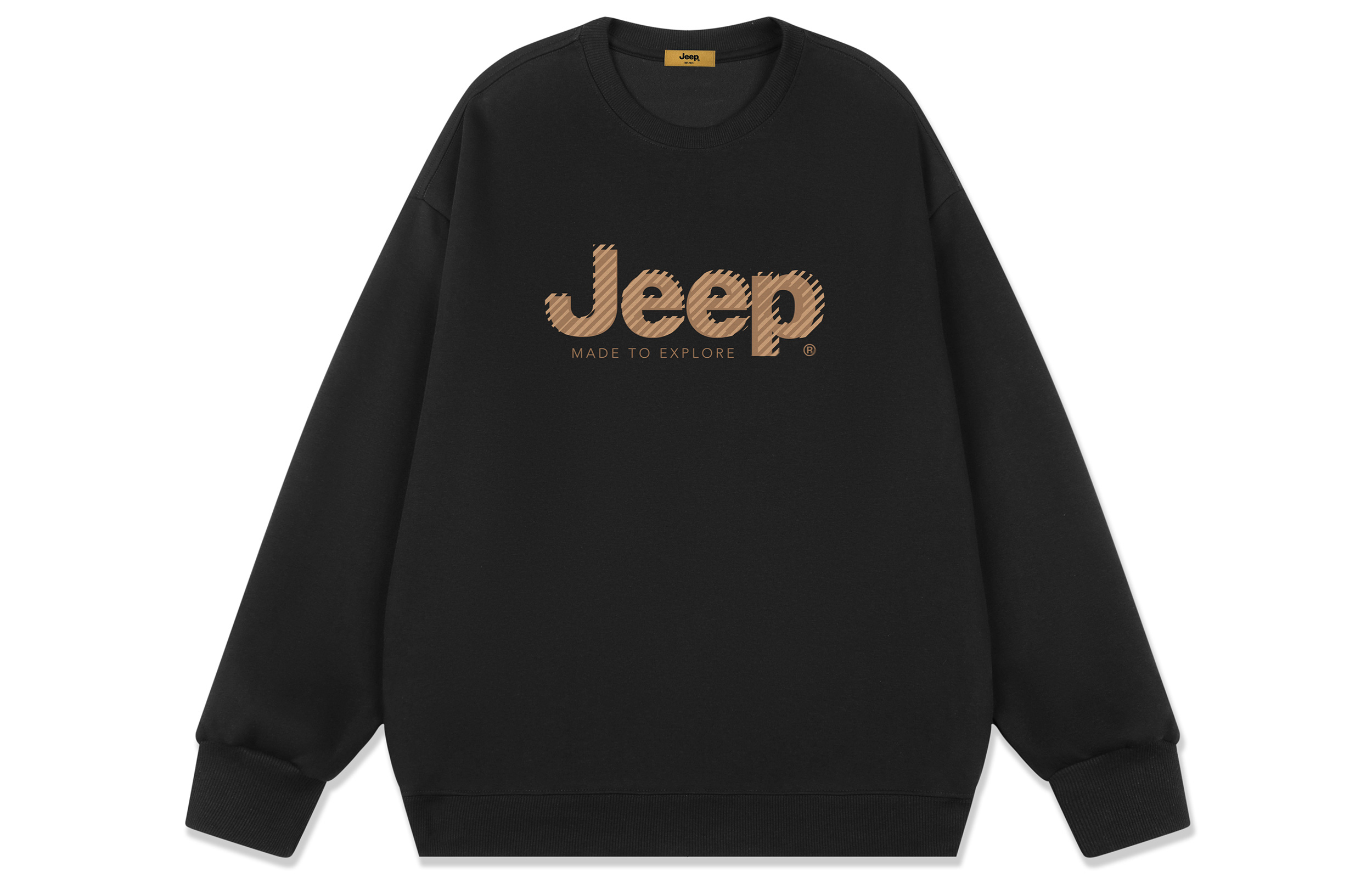 Jeep Retro Basic Logo Crewneck Sweatshirt Unisex Casual Pullover P741MKJ081