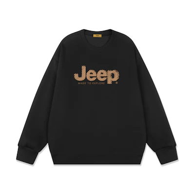 Jeep Retro Basic Logo Crewneck Sweatshirt Unisex Casual Pullover P741MKJ081