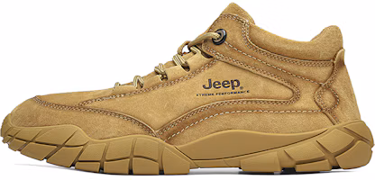 Jeep Retro Classic Outdoor Mid-Top Sneakers Beige P231091120 Camel Color Jeep Retro Classic Outdoor Mid-Top Sneakers Beige P231091120 Camel Color