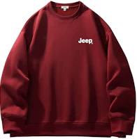 Jeep Retro Logo Crewneck Sweatshirt Unisex Casual Fleece Pullover - Thickened Warm P741MKJ301 Jeep Retro Logo Crewneck Sweatshirt Unisex Casual Fleece Pullover - Thickened Warm P741MKJ301