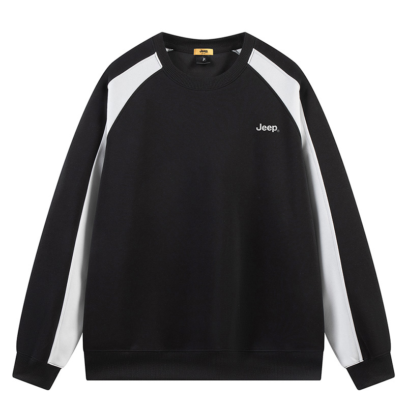 Jeep Retro Logo Print Crewneck Sweatshirt - Unisex Casual American Style P843MKJ229