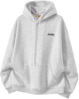 Jeep Retro Logo Print Oversized Fleece Hoodie Unisex Casual Style P74JMKJ071 Jeep Retro Logo Print Oversized Fleece Hoodie Unisex Casual Style P74JMKJ071