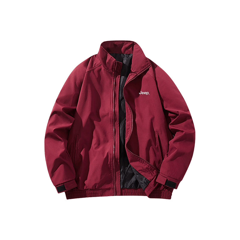 Jeep Retro Loose Fit Windbreaker Jacket Unisex Outdoor Streetwear Casual Style P843MWJ171