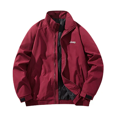 Jeep Retro Loose Fit Windbreaker Jacket Unisex Outdoor Streetwear Casual Style P843MWJ171