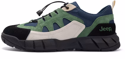 Jeep Retro Low-Top Sneakers Black/Green - Lightweight, Durable & Slip-Resistant P241M05130 - Black Green Jeep Retro Low-Top Sneakers Black/Green - Lightweight, Durable & Slip-Resistant P241M05130 - Black Green