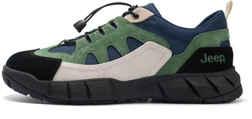 Jeep Retro Low-Top Sneakers Black/Green - Lightweight, Durable & Slip-Resistant P241M05130 - Black Green Buy Jeep Retro Low-Top Sneakers Black/Green - Lightweight, Durable & Slip-Resistant P241M05130 - Black Green