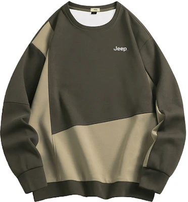 Jeep Retro Outdoor Colorblock Logo Crewneck Sweatshirt Unisex Casual Wear P843MKJ193 Buy Jeep Retro Outdoor Colorblock Logo Crewneck Sweatshirt Unisex Casual Wear P843MKJ193