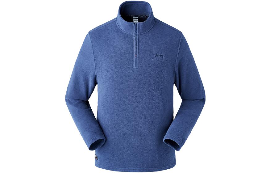 Jeep Retro Outdoor Fleece Pullover - Thick, Warm, and Breathable J032094289