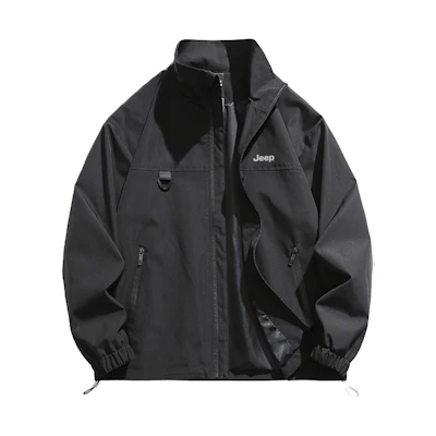Jeep Retro Outdoor Unisex Waterproof Bomber Jacket - Casual Streetwear P841MWF113