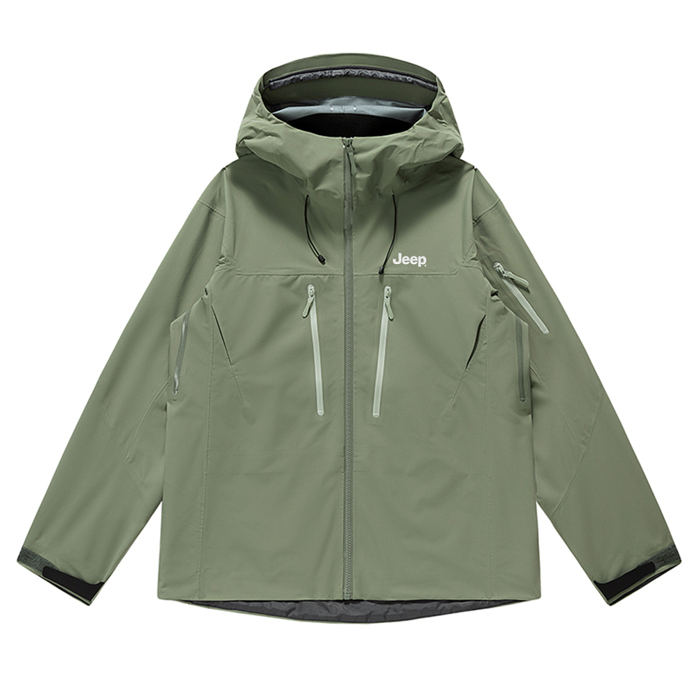 Shop Jeep复古户外防水风衣男女通用适合徒步和城市穿搭 P843MWF323-ST