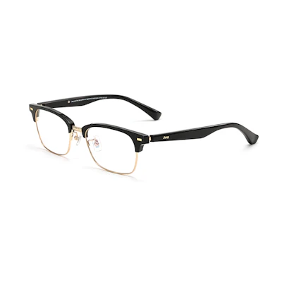 Jeep Retro Square Optical Eyeglasses Frame for Men - Gold Business Style JEEPB8240