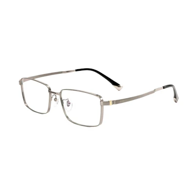 Jeep Retro Titanium Optical Glasses Frame - Gray, Business Style JEEPT5049T