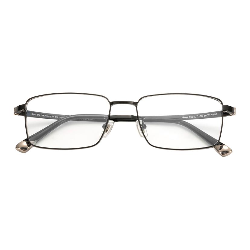 Details for Jeep复古钛合金眼镜框-灰色商务风格 JEEPT5049T