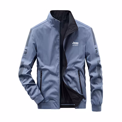 Jeep Reversible Logo Stand Collar Workwear Jacket JP1271