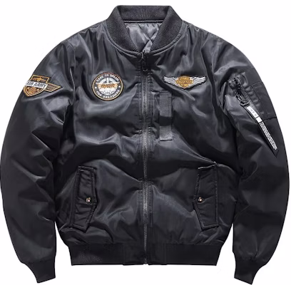 Jaket Bomber Jeep Reversible Lembut & Hangat dengan Rekaan Lencana TNT9986A Buy Jaket Bomber Jeep Reversible Lembut & Hangat dengan Rekaan Lencana TNT9986A