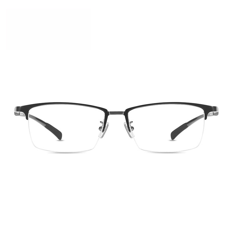 Lookbook Jeep Cermin Mata Titanium Ringan T8200 Bingkai Separuh Rimless JEEP/T8200