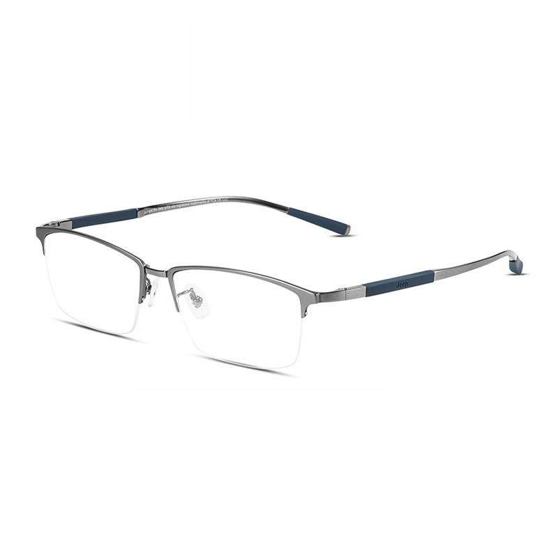 Purchase Jeep Cermin Mata Titanium Ringan T8200 Bingkai Separuh Rimless JEEP/T8200