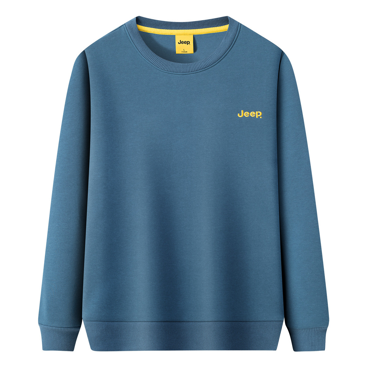 Jeep Silk Blend Embroidered Crewneck Sweatshirt Unisex - Comfortable & Stylish P733MKJ064