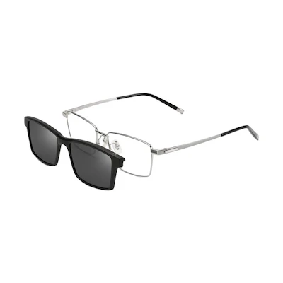 Jeep Silver Stylish Metal Frame Magnetic Sunglasses for Outdoors & Driving Men T9009 JEEPT9009